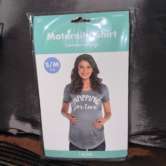 Maternity Top, Gray, size S/M, NEW - Picture 1 of 6